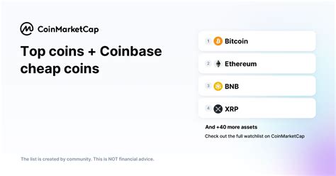 what are the cheapest coins on coinbase